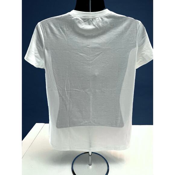 I Love You to the Moon and Back White T-Shirt Romantic Quote Tee Woman’s Size M - Picture 2 of 8